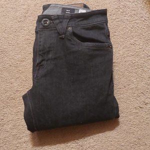 Volcom 2x4 Skinny Dark Wash Jeans Size 28